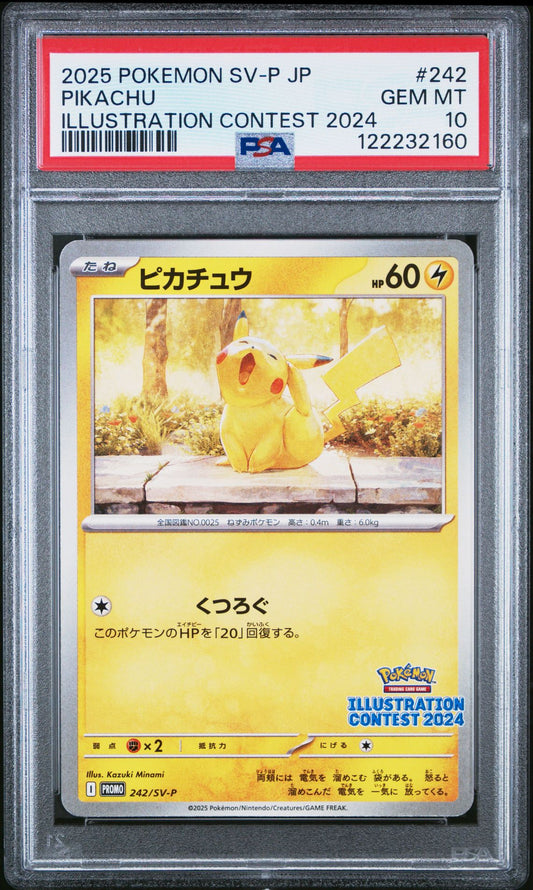 #242 PIKACHU PSA 10